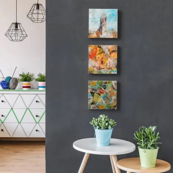 Arteza 19 Piece Abstract Wood Painting Kit {7}