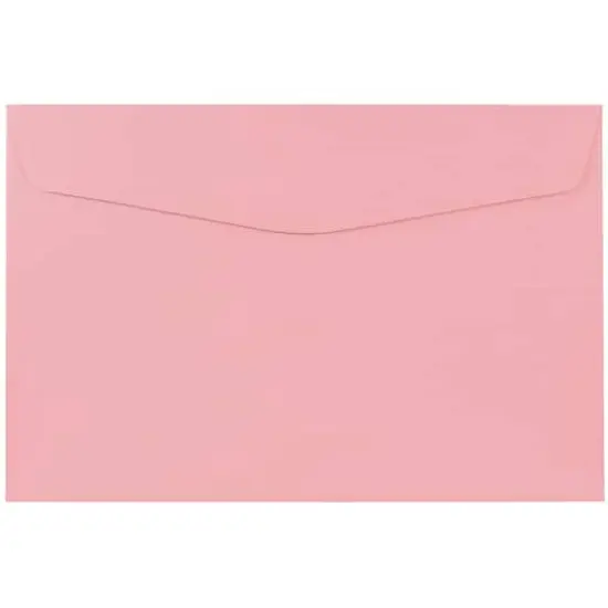 JAM Paper 6" x 9" Premium Envelopes, 50ct. Baby Pink Pastel {1}