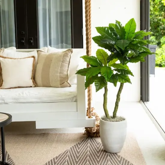 4ft. UV Resistant Artificial Bird Nest Fern Tree (Indoor/Outdoor) {8}