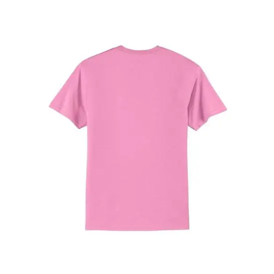 Port & Company&reg; Brights Core Blend T-Shirt Candy Pink {5}