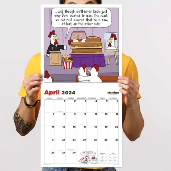 TF Publishing 2024 Laugh Out Loud Shoebox Wall Calendar {6}