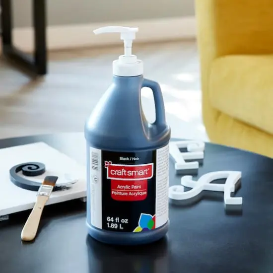 64oz. Acrylic Paint by Craft Smart&reg; Black {3}