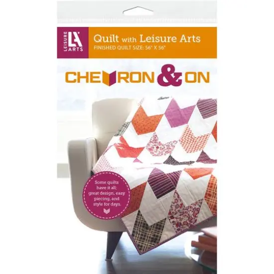 Leisure Arts&reg; Chevron & On Quilt Pattern {1}
