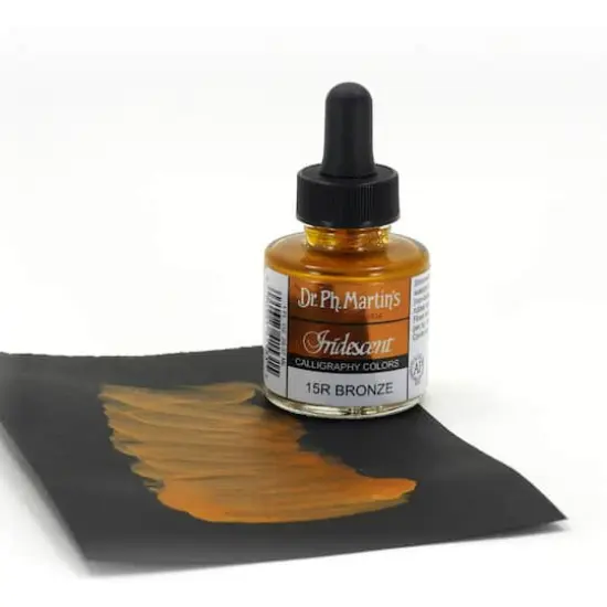 Dr. Ph. Martin's® Iridescent Calligraphy Color Ink 15R Bronze {3}
