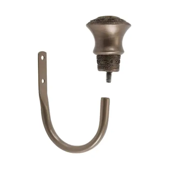 Simplify Black Silver Marquis Curtain Holdbacks {6}