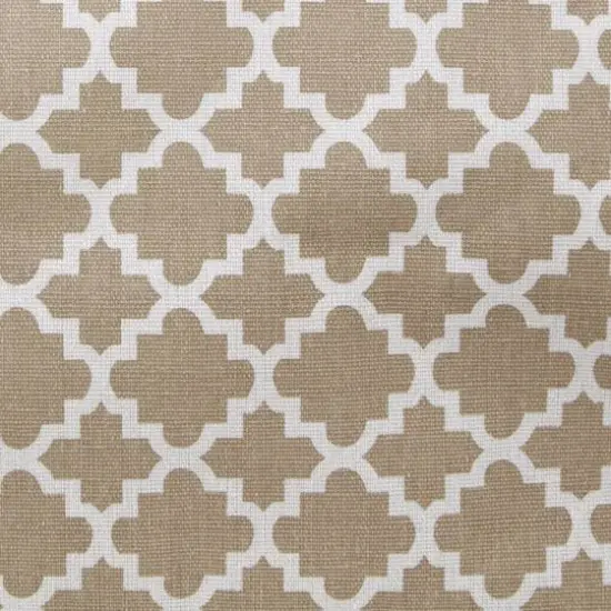 DII&reg; Large Lattice PE-Coated Cotton Polyester Laundry Bin, 2ct. Stone {6}