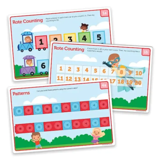 Learning Resources Mathlink Cubes Preschool Math Activity Set {4}