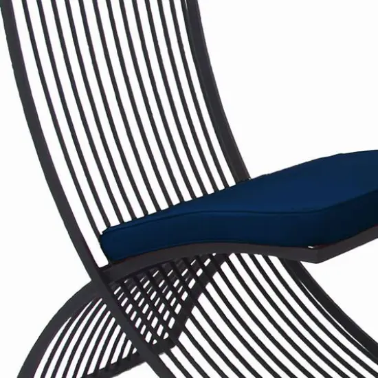 Black Metal Eclectic Outdoor Seating Set {4}