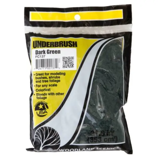 Woodland Scenics&reg; Dark Green Underbrush Groundcover {1}