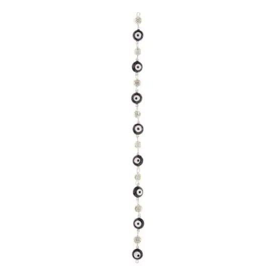 Rhodium Antique Metal Evil Eye Beads by Bead Landing&trade; {4}