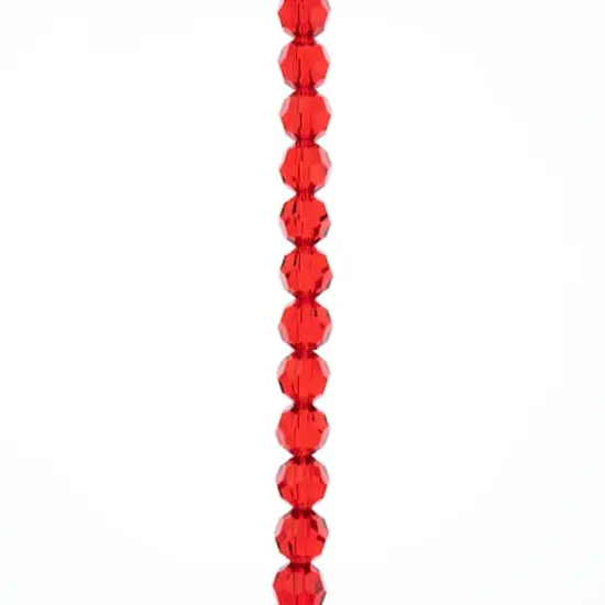 Preciosa Glass Crystal Round Beads, 6mm by Bead Landing&trade; Light Siam {1}