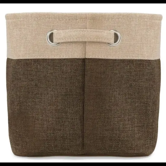 Sorbus 11" Brown Twill Storage Baskets, 3ct. {6}