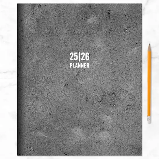 TF Publishing 2025-2026 Concrete Large Monthly Planner {5}