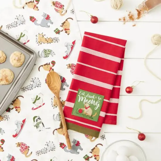 DII&reg; Be Meowy Dishtowel Set {6}