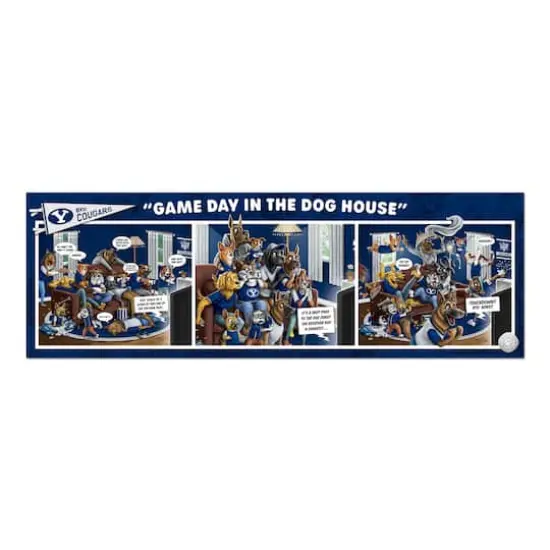 College Game Day in the Dog House 1,000 Piece Puzzle BYU Cougars {5}