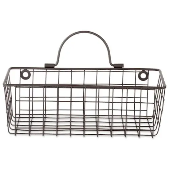 DII&reg; Small Wire Wall Baskets, 2ct. Bronze {4}