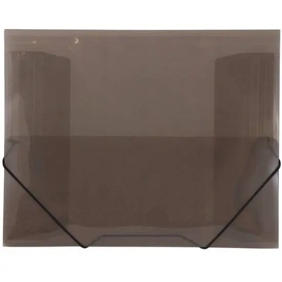 JAM Paper 9.5" x 12.375" Action Case Letter Booklet Plastic Portfolio Clear {2}