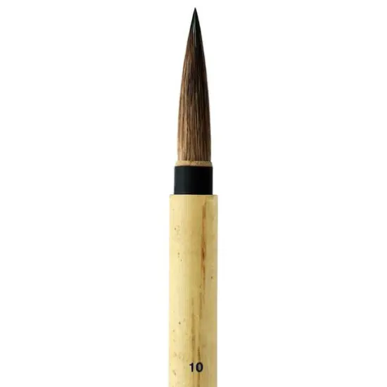 Connoisseur&reg; Watercolor Bamboo Pointed Round Brush {4}