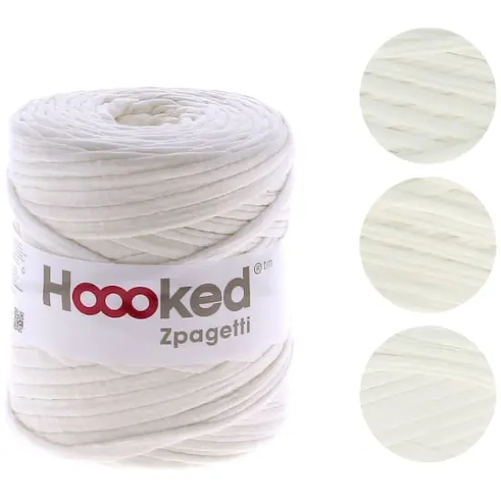 Hoooked Zpagetti Yarn Ivory White {1}