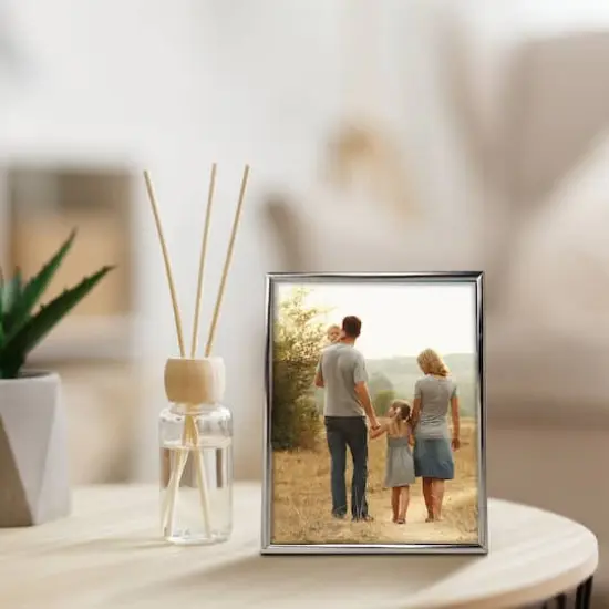 Basics&trade; 8" x 10" Silver Rounded Metal Frame by Studio D&eacute;cor&reg; {4}