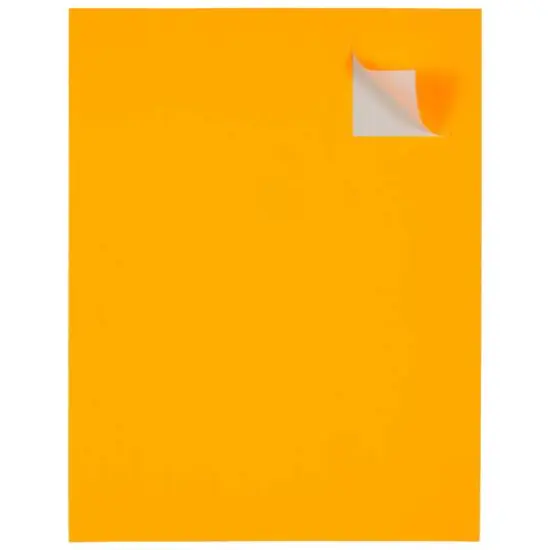JAM Paper 2" x 2" Square Product & Container Labels, 120ct. Neon Orange {5}