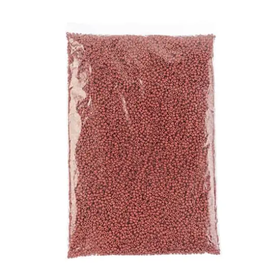 John Bead Terra Intensive 8/0 Czech Glass Seed Beads, 500g Brown Matte {3}