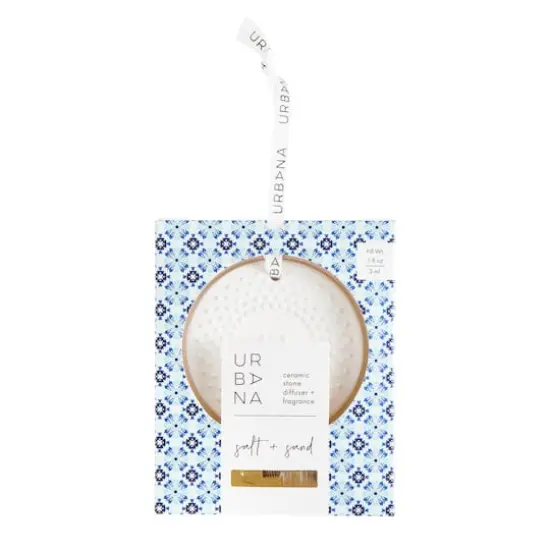 European Soaps Ceramic Stone Diffuser & FragranceSalt and Sand {4}