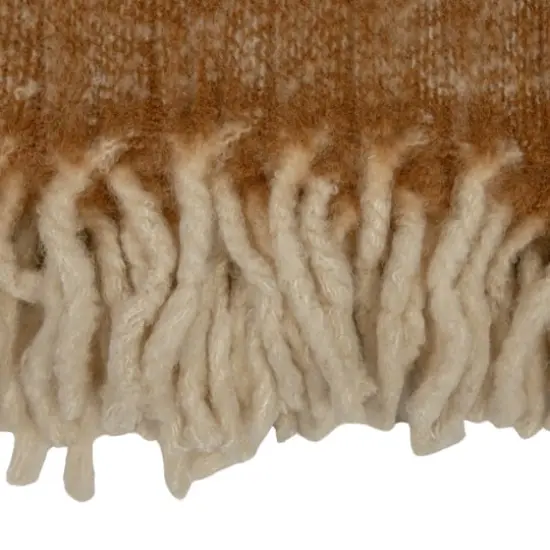 Hello Honey® Multicolor Dark Striped Acrylic and Wool Throw Blanket {6}