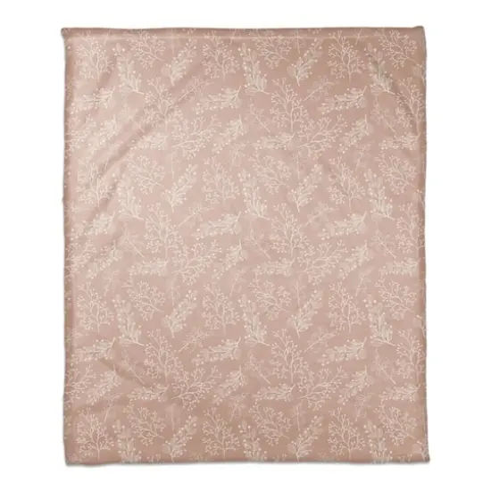 Mother's Day Blush BoBrownicals Coral Fleece Blanket {1}