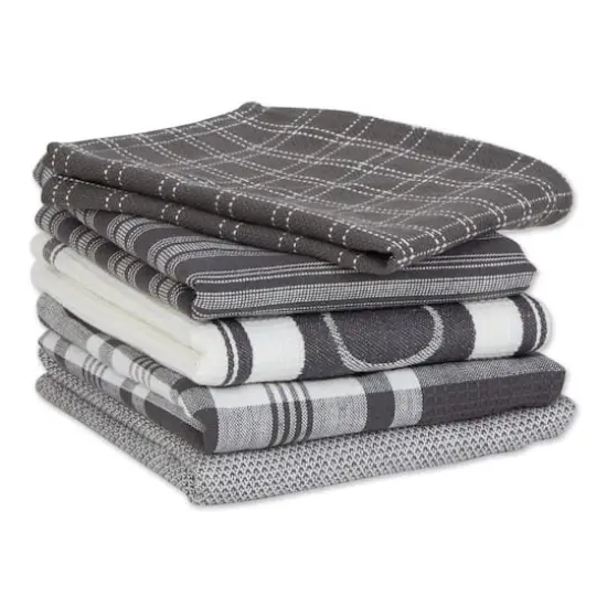 DII&reg; Foodie Dish Towel & Dishcloth Set Mineral {6}