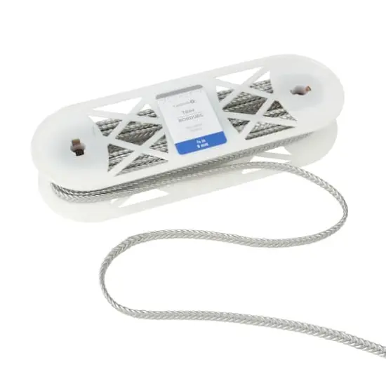 3/8" Braided Faux Leather Trim by Celebrate It&reg; Silver {3}