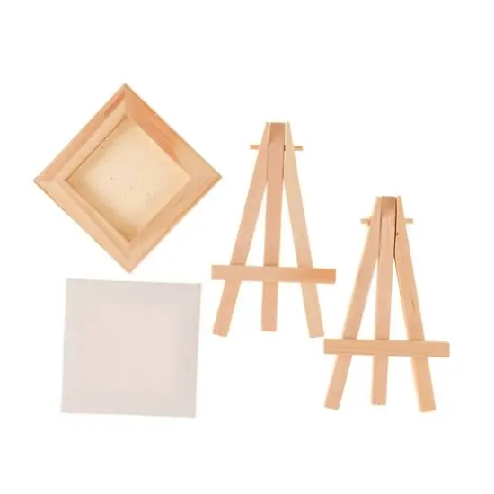 Hello, Artist! Mini Canvas With Easel Party Pack, 4ct. {12}