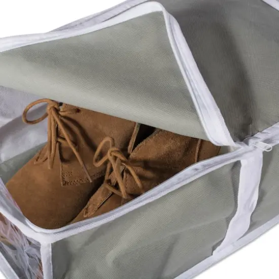 DII&reg; Gray Blanket Soft Storage Cube, 2ct. {4}