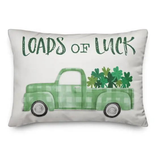 Loads of Luck Throw Pillow {1}