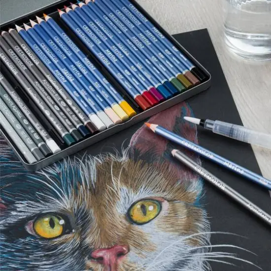 Cretacolor&reg; The Aquarino Box Watercolor Drawing 24-Piece Set {11}