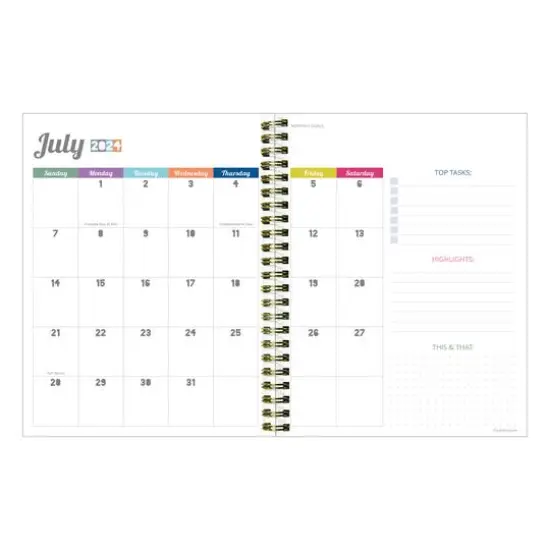 TF Publishing 2024 - 2025 Gumballs Medium Spiral Planner {3}