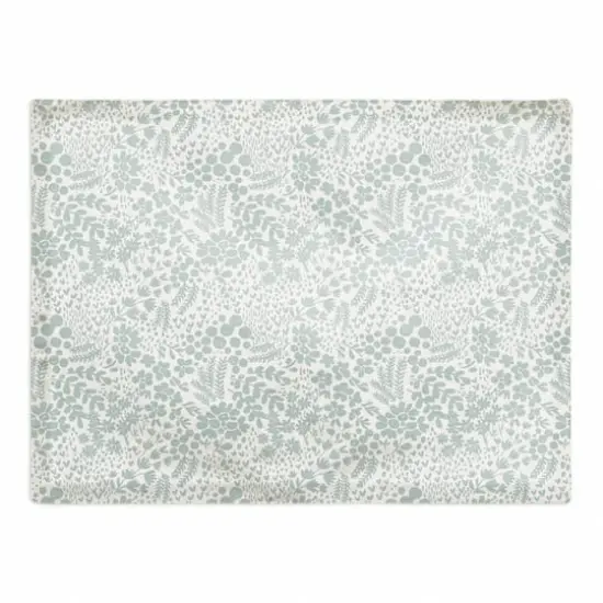 Dainty Floral Cotton Twill Placemat Blue {1}