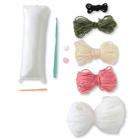 Intermediate Santa Mug Mocha Amigurumi Crochet Ornament Kit by Loops & Threads&reg; {3}