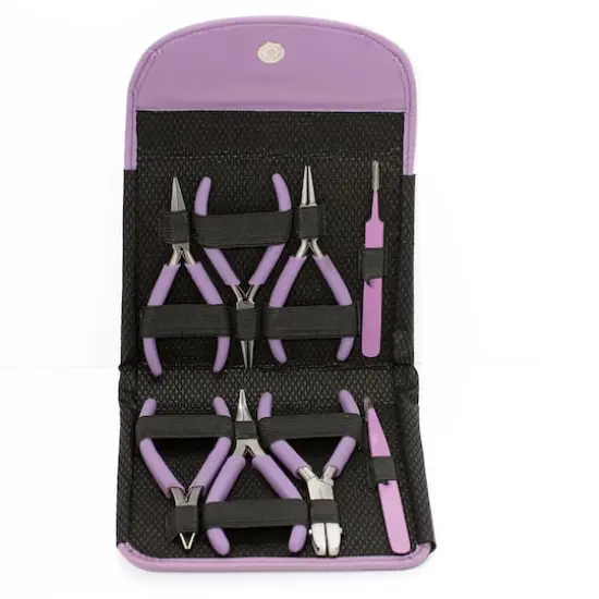 The Beadsmith&reg; Beader's Tool Set Orchid {7}