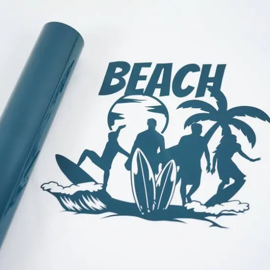 Stretch Heat Transfer Vinyl by Make Market&reg; Midnight Green {4}