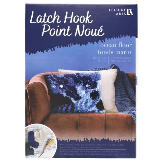 Leisure Arts&reg; Ocean Floor Latch Hook Kit {3}