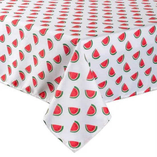Watermelon Print Outdoor Tablecloth With Zipper 60" x 84" {6}