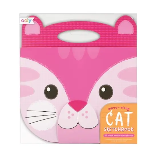 OOLY Carry Along Cat Sketchbook, 9" x 7" {1}