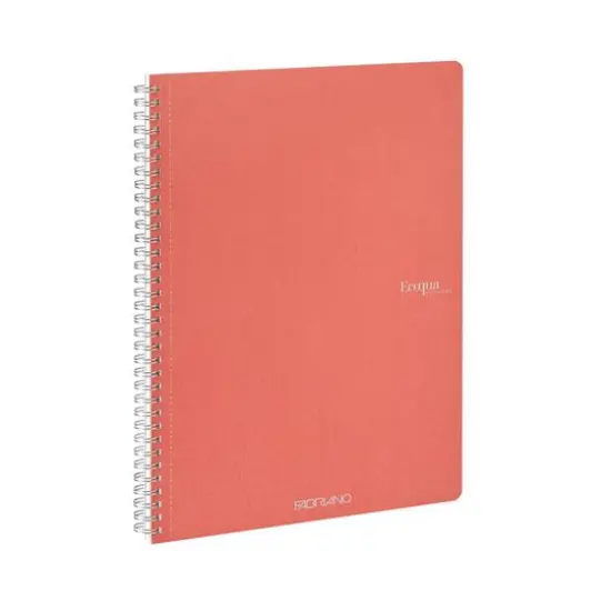Fabriano&reg; EcoQua Original A4 Spiral-Bound Graph Notebook Flamingo {4}