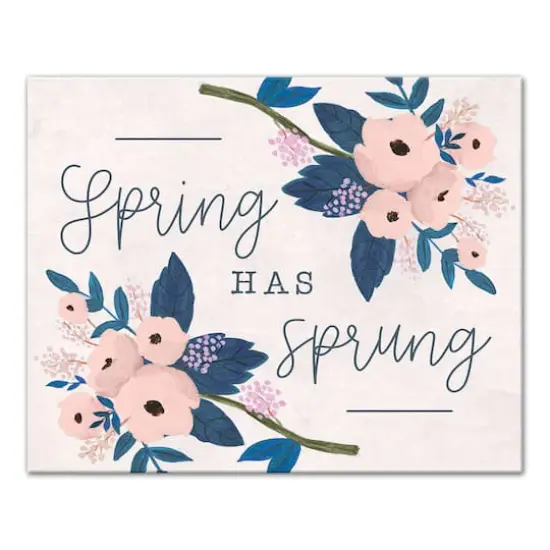 Spring SprungStems 16" x 20" Canvas Wall Art {1}