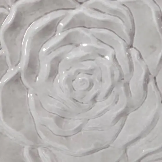 Gray Metal Floral Contemporary Wall D&eacute;cor Set {6}