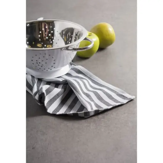 DII&reg; Black & White Stripe Dishtowel, 3ct. {3}