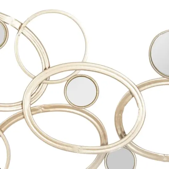 52" Gold Glam Abstract Metal Wall D&eacute;cor {4}