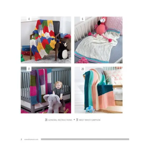 Leisure Arts&reg; Knit Color Block Blankets Book {4}