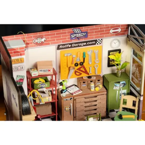 Rolife Garage Workship DIY Miniature House Kit {6}
